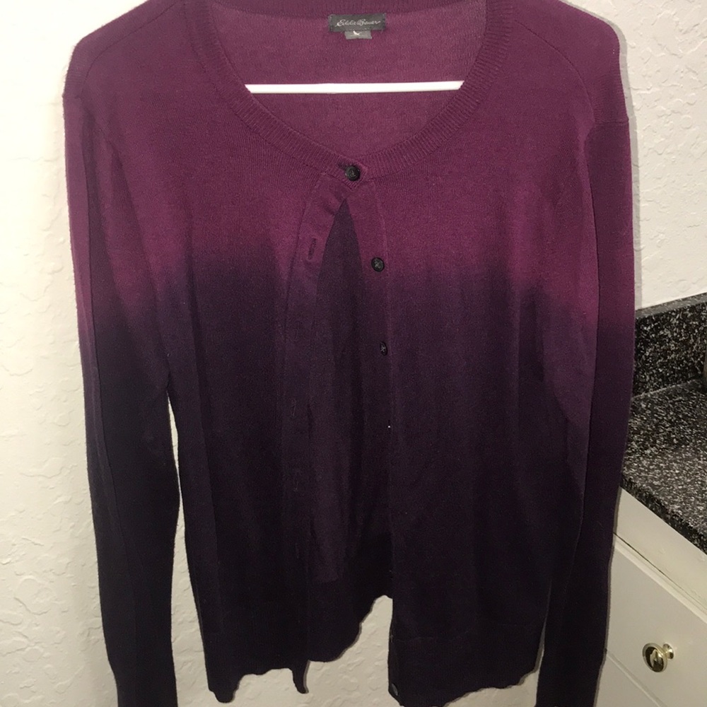 Eddie Bauer ombré sweater
